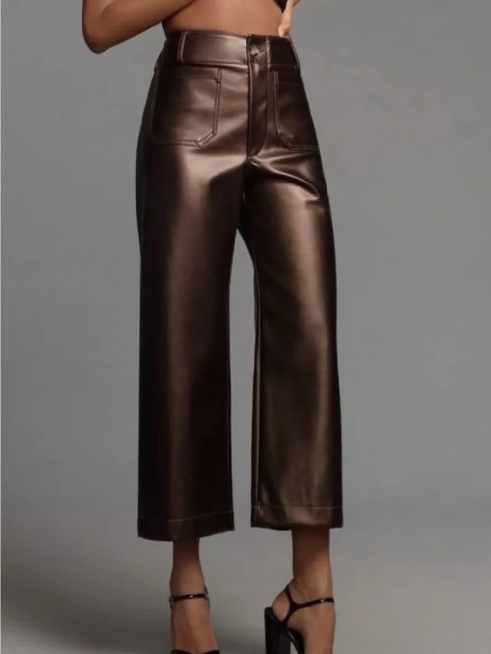 Maeve Colette Faux-Leather High-Rise Wide-Leg Cropped Pants (27)